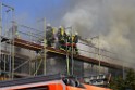 Dachstuhlbrand Koeln Poll Geislarerstr P216